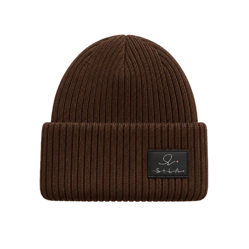 Heritage Beanie — rich brown