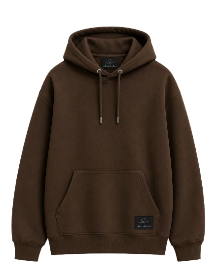 Heritage Hoodie — rich brown